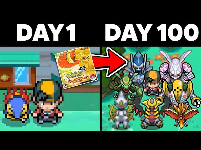 I Played 100 Days in Pokemon HeartGold... Here's What Happened!