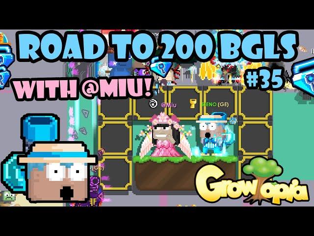 TONS BGLS PROFIT ON HALLOWEEN WITH @Miu!!  | Road To 200 BGLS #35 | GrowTopia Profit 2024