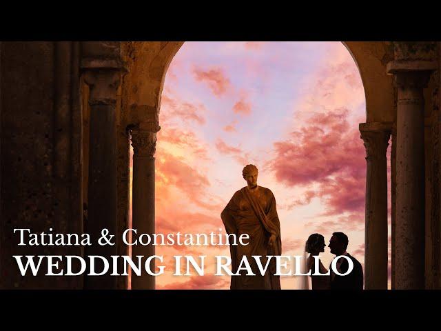 Ravello wedding of Tatiana & Constantine at Villa Cimbrone - Exclusive Italy Weddings