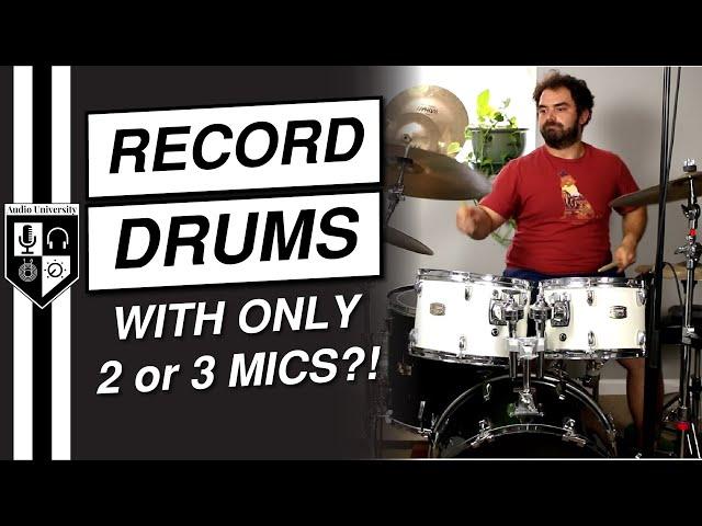 How To Record Drums At Home [With Only 1, 2, or 3 Microphones]