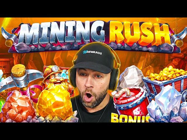 I HIT a MASSIVE DIAMOND on the *NEW* MINING RUSH!! UNEXPECTED WIN!! (Bonus Buys)