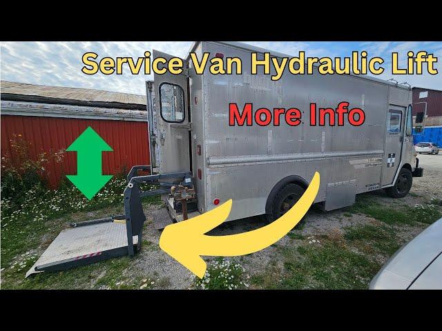 A Quick Look At The Custom Modified Ricon Wheelchair Lift We Added To The Back Of The Lawnmower Van