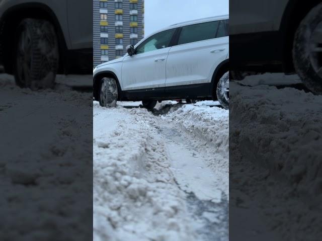 Зимняя ловушка на парковке