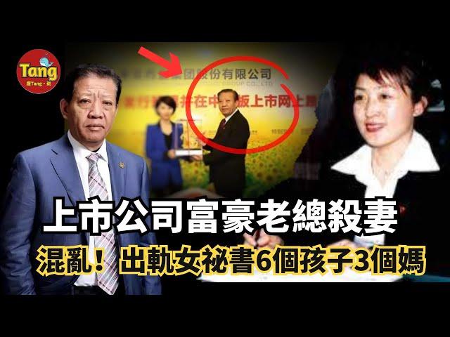 上市公司殺妻第一人！出軌女祕書6個孩子3個媽，45億身價的富豪混亂私生活的背後 #真相 #婚姻 #案件 @TangtangSay