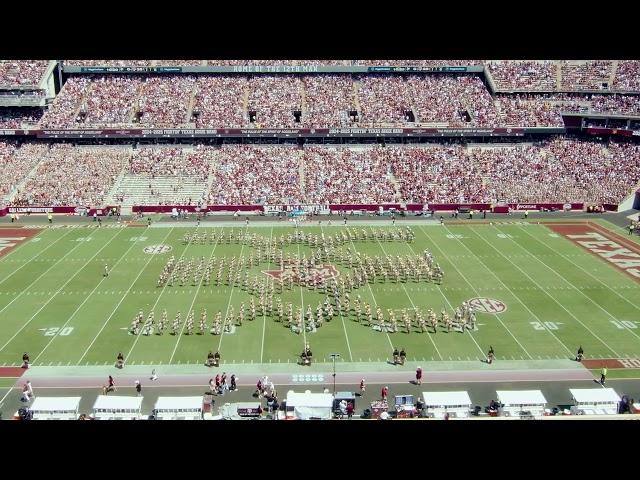 Fightin' Texas Aggie Band Halftime Drill - Texas A&M University vs McNeese State