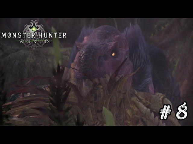 Monster Hunter World - Co-op Walkthrough - Part 8 - Time for Anjanath