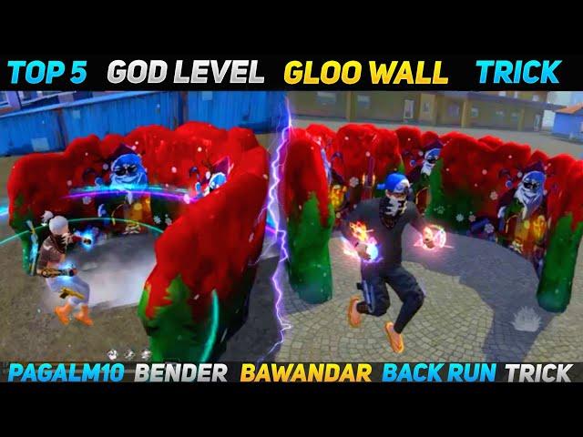 Pagal M10 - Top 5 God Level Gloo Wall Trick | Bawandar Gloo Wall + Back Run Gloo Wall Tutorial