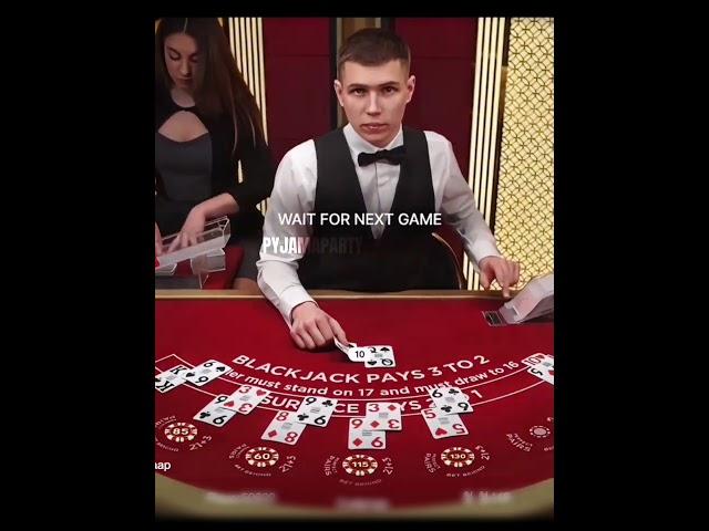 Dealer Caught Helping Players Win ! #blackjack #online