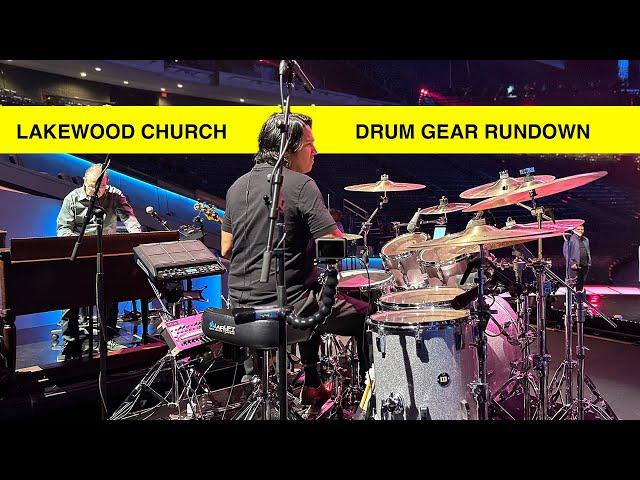 2023 Drum Gear Rundown with Jonathan Camey at Lakewood Church