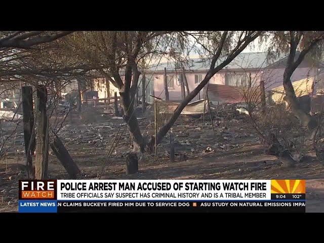 Tribal police chief reacts to arrest made in Watch Fire in San Carlos