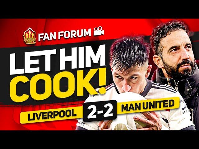 Amorim Needs Time! Consistency is Key! Liverpool 2-2 Man United | LIVE Fan's Forum