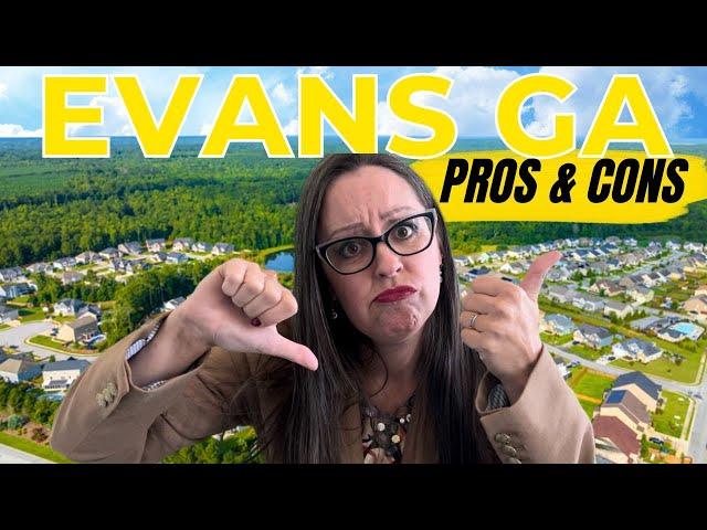 PROS And CONS Of Living In Evans Georgia | Best Augusta GA Suburb!