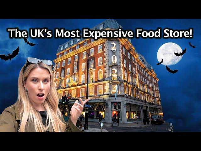 UK's Most Expensive Food Shop Is TERRIFYING! Halloween At Fortnum & Mason 