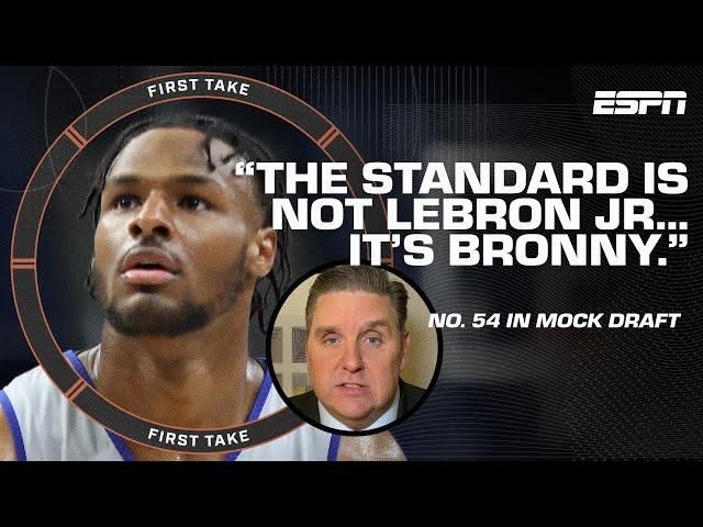 Evaluating Bronny James' draft stock, LeBron James' disservice by amplifying attention | First Take