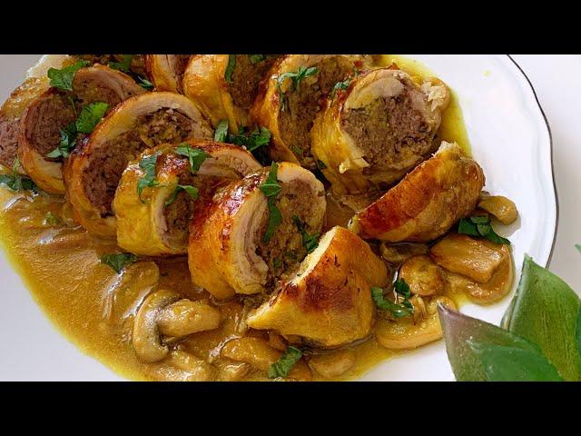 Cuisses de poulet désossées farcis/ recette Ramadan طبق رائع لشهر رمضان دجاج محشي باللحم المفروم