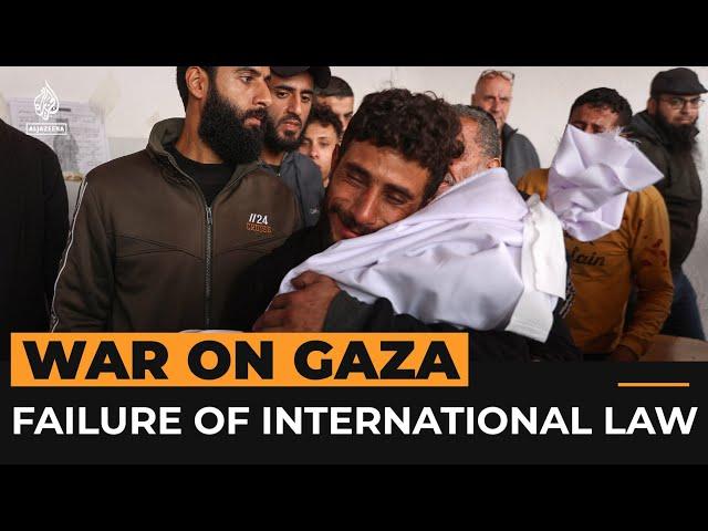 Experts: International law has failed Gaza | Al Jazeera Newsfeed