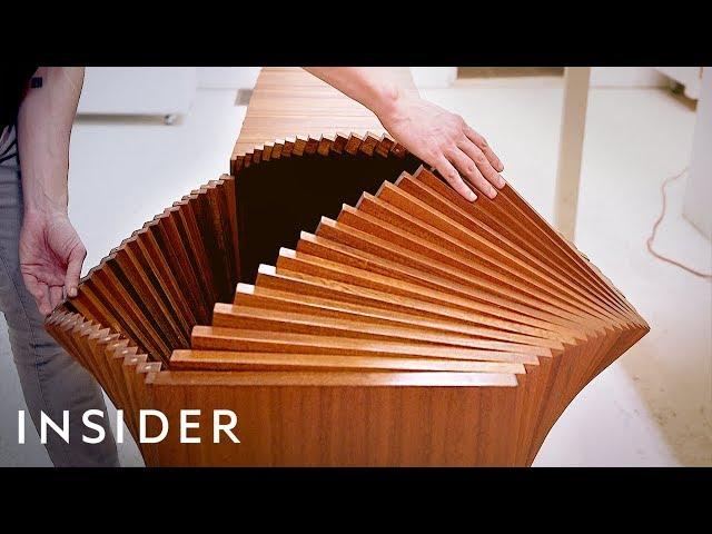 New York Designer Creates Shape-Shifting Cabinets