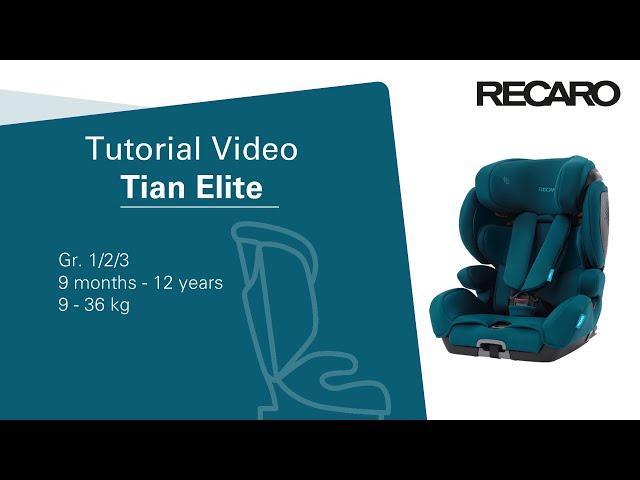 RECARO Tian Elite Tutorial Video