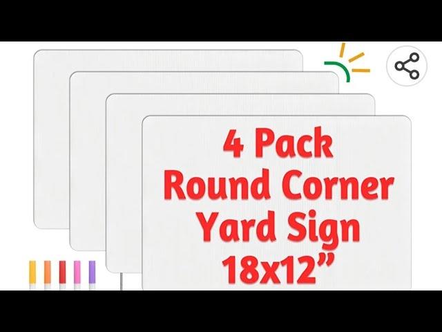 Jowlawn Blank Yard Signs unboxing and review (Demonstration)  #gardening #homesteading  #yardsigns