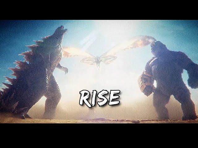 Godzilla x Kong: The New Empire Music Video •Rise• Skillet