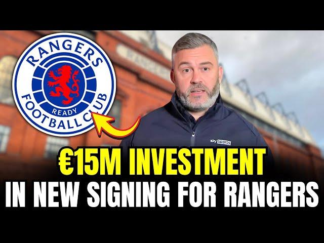 Reporter CONFIRMS £15M INVESTMENT in new Rangers SUPERSTAR | rangers fc news