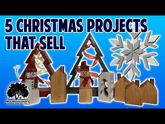 5 Woodworking Projects That You Can sell This Christmas