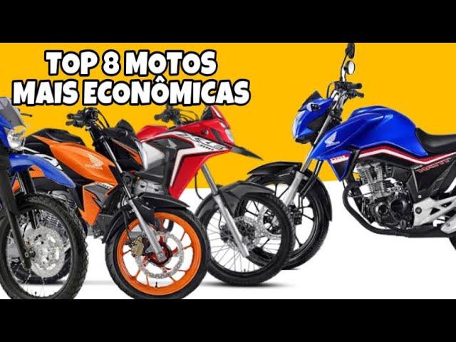 TOP 8 MOTOS MAIS ECONÔMICAS DO BRASIL