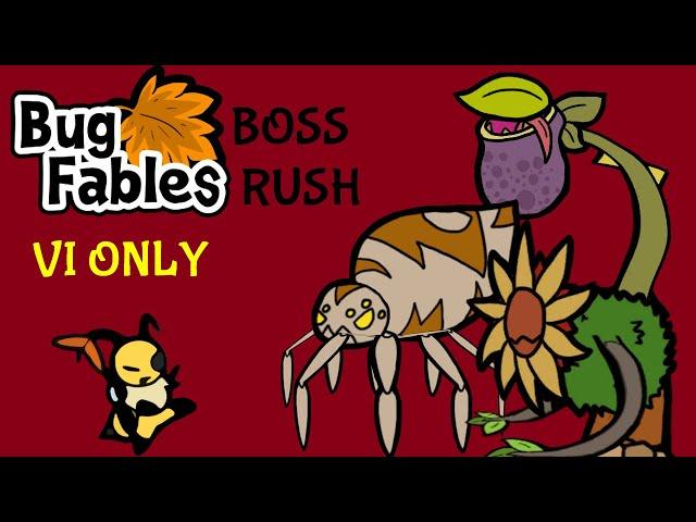 Can you beat Bug Fables Boss Rush with Vi Only? | RadLad