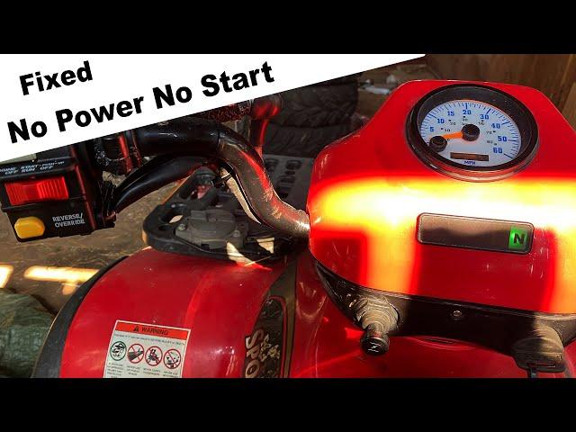 Polaris Sportsman Troubleshooting No Power.  What to check when it wont start.