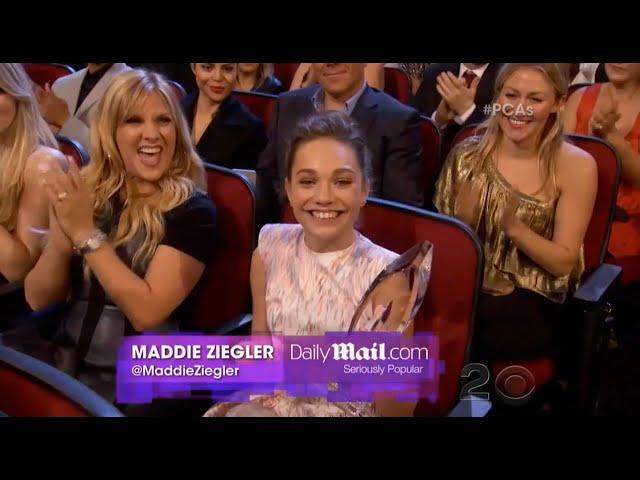 Maddie Ziegler Wins a People's Choice Award "Seriously Popular Award"