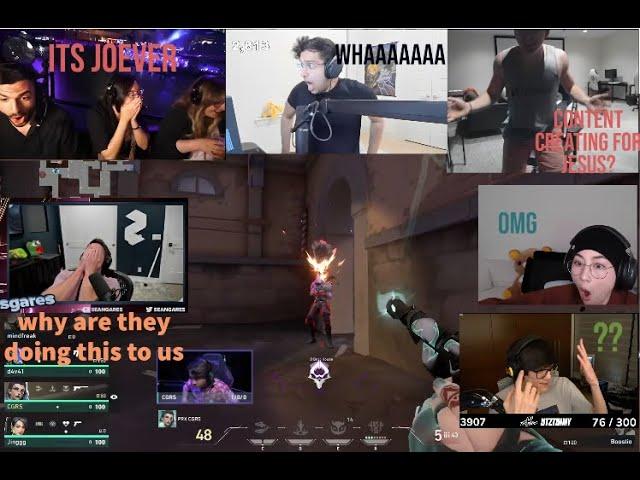 NA Streamers reacting to PRX CGRS owning NA's Last Hope (EG) on pistol. (4k Shutdown).