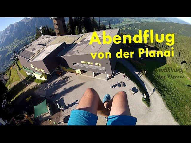 Abendflug von der Planai