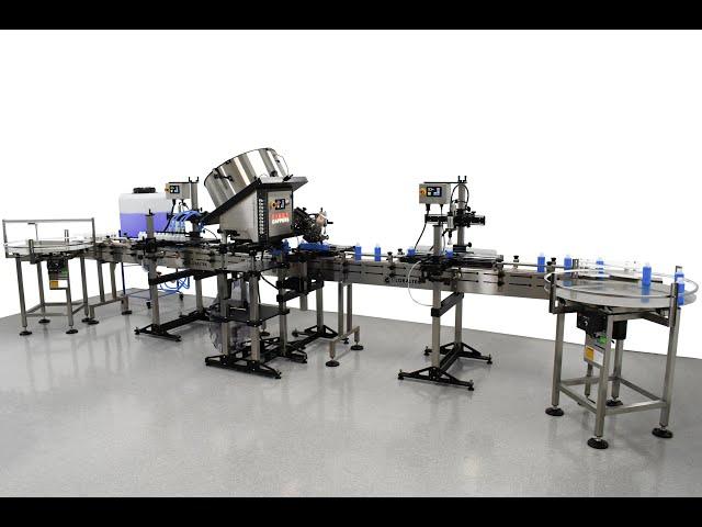 New - Automatic Bottle Filling and Capping Line