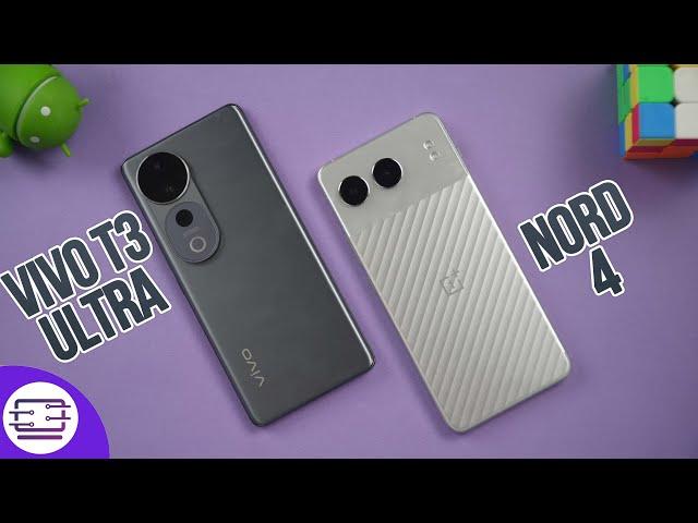 Vivo T3 Ultra vs OnePlus Nord 4 Speedtest Comparison, AnTuTu, GeekBench 