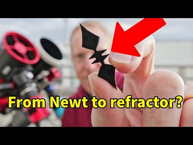 Can THIS remove my Newtonian star spikes, and turn it into a "refractor"??