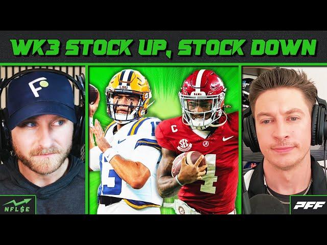 Week 3 Stock Up, Stock Down For 2025 NFL Draft | NFL Stock Exchange