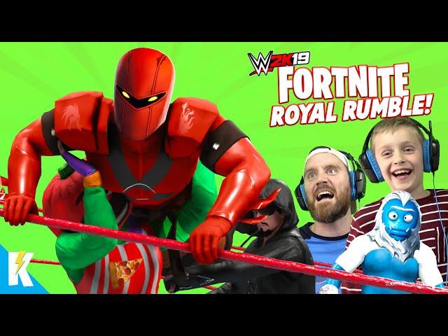 Fortnite in WWE 2k19 (Royal Rumble Match with Season 8 Skins) K-City GAMING