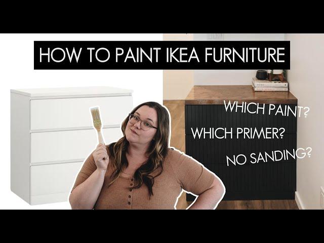 How To Paint Ikea Furniture | IKEA Malm Dresser Hack