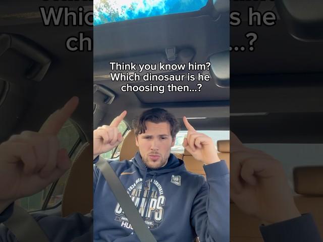 Think you know him? Which dinosaur is he choosing then… ⁉️⁉️