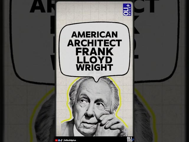 Part 11 - Architect Frank Lloyd Wright  #architecture