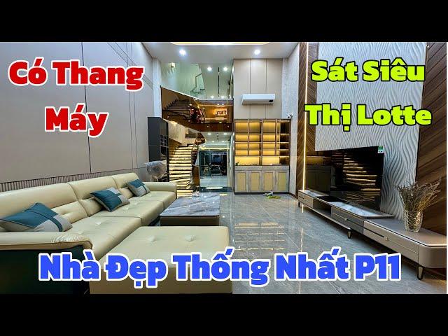 Nhà đẹp Thang Máy tại Thống Nhất 11 Gò Vấp sát bên siêu thị Lotte Mart !