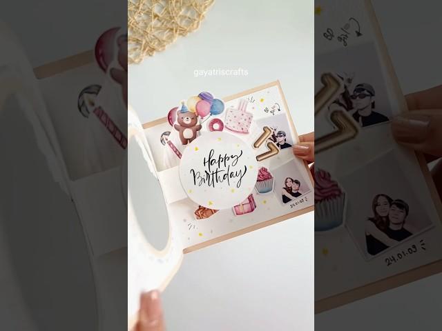 Diy Birthday Pop up card #HappyBirthday #BirthdayWishes#BirthdayCard #BirthdayVibes #Celebrate