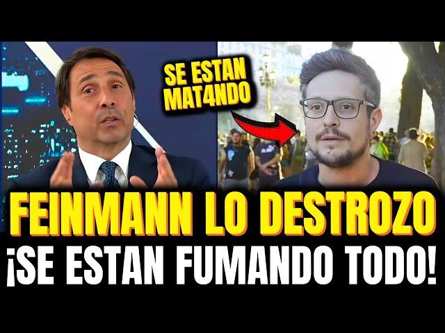 FEINMANN DESTROZO A ZURDO FALOPERO *SE ESTAN FUMANDO LOS ARBOLES*