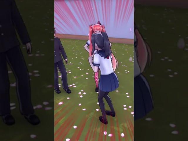 AYANO FAILS TO TAKE A PICTURE OF OSANA #shorts #yanderesimulator