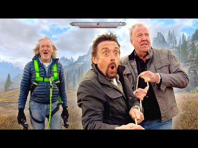 Top Gear in Skyrim goes wrong