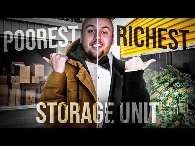 I Bought a Storage Unit In The RICHEST And POOREST City and OH MY GOD! (HUGE Score!)