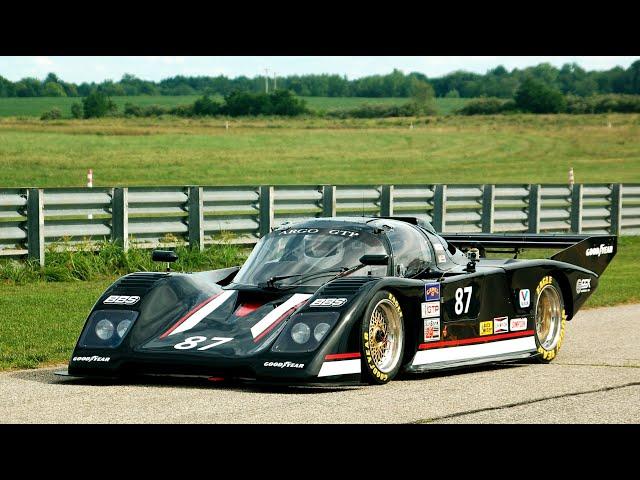 1984 Argo JM16 IMSA GTP race car cold start, walkaround 12nov24