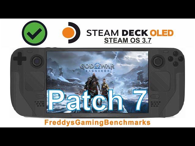 God of War Ragnarök (Patch 7) on Steam Deck OLED with Steam OS 3.7