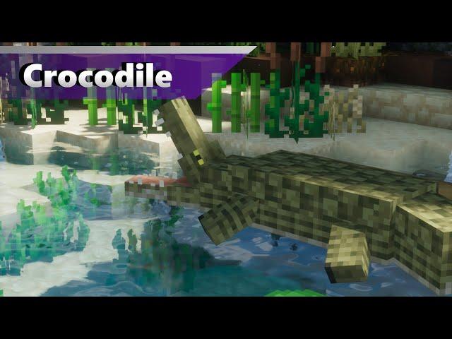 Crocodile Lake | Alex's Mobs Zoo (Minecraft 1.16.5 Zoo)