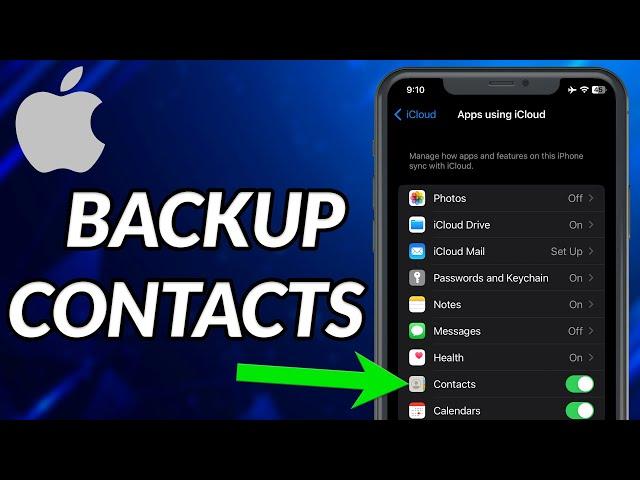 How To Backup Contacts On iPhone